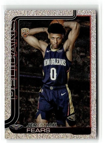 2025-26 Topps #207 Jeremiah Fears Sand Glitter!