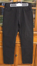 Denali Travel Pants Flex Waist Band Straight Leg Stretch Men's 34x32 Black