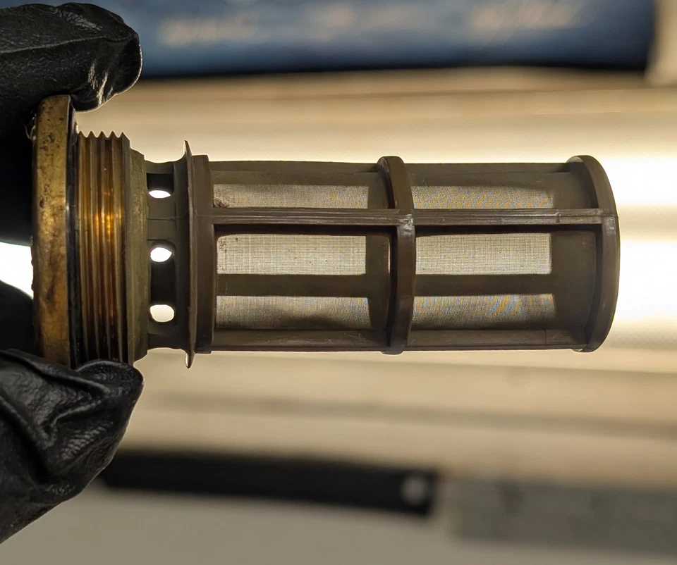 Filtro de tanque de combustible tapón de drenaje filtro Porsche 911 912 1969-89 / original / sin RSV Foto 4 de 4