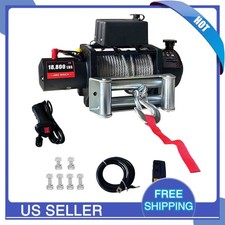 18800 Lb Electric Winch 12v Heavy Duty Off-road Winch With 78 Ft Steel Cable 18800 Lb Electric Winch 12v Heavy Duty Off-road Winch With 78 Ft Steel Cable