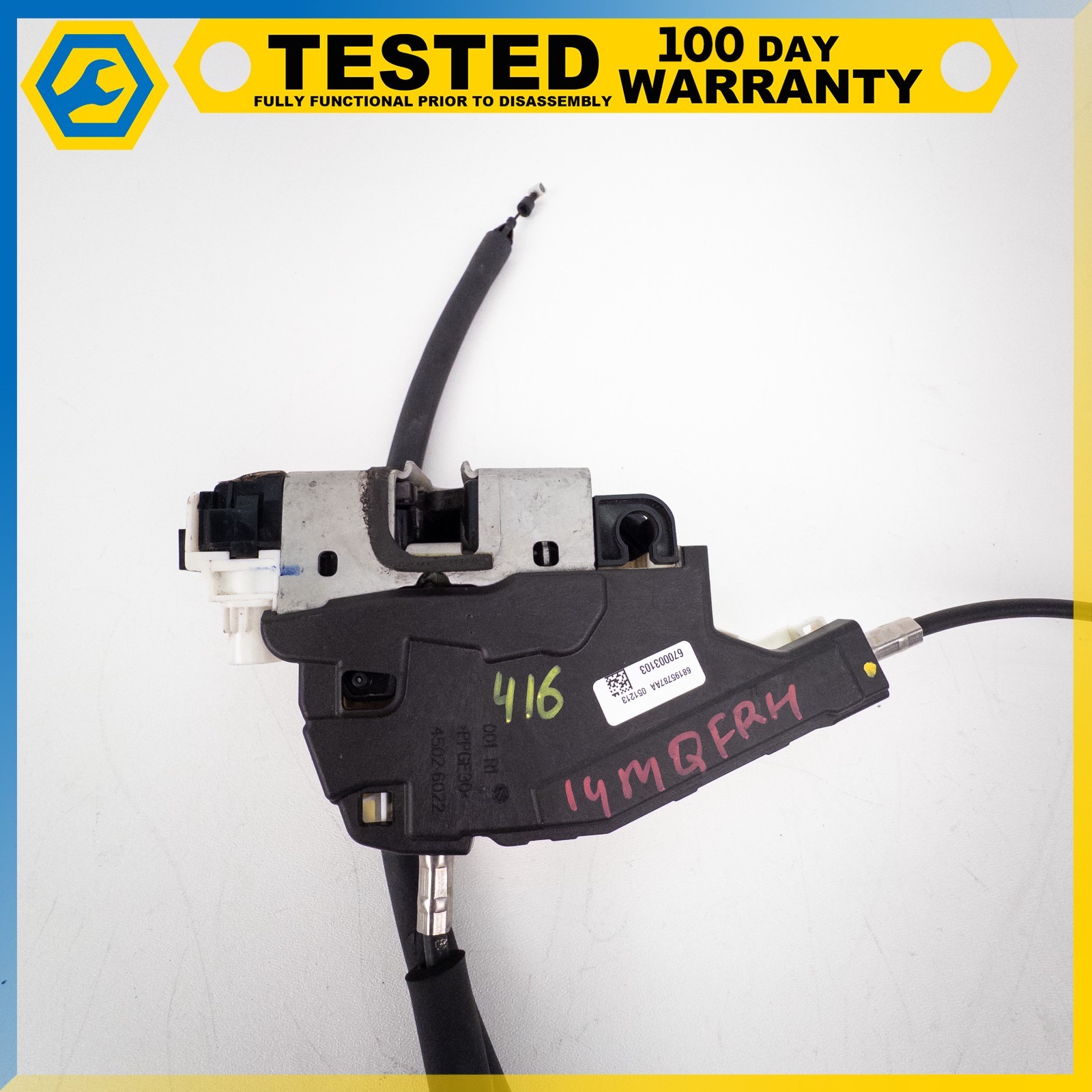 14-19 MASERATI QUATTROPORTE GHIBLI FRONT RIGHT DOOR LOCK LATCH ACTUATOR OEM