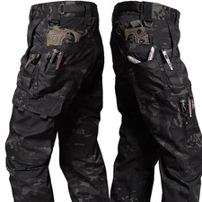 Outdoor Cargo Hose Tactical Arbeitshose Wasserdicht Multi Tasche Trekking