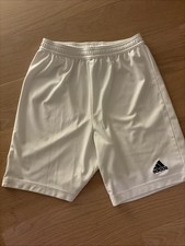 Adidas Shorts Aeroready White Youth Size L