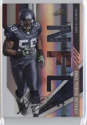 2009 Playoff Absolute Memorabilia 16/299 Aaron Curry #204 Rookie Auto RC 0f6