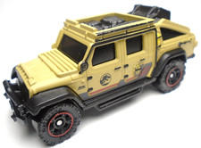2022 MATCHBOX JURASSIC WORLD DOMINION JEEP GLADIATOR TAN DIECAST 2 3/4" TRUCK