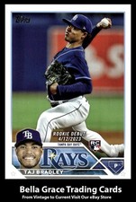 2023 Topps Update Taj Bradley #US3 Tampa Bay Rays MLB Baseball