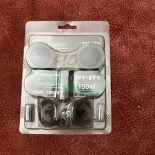 (2) TIMPANO TPT-ST1 1" SOFT DOME TWEETERS 180 WATTS 4 OHM CAR AUDIO