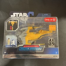 Star Wars Anakin's Naboo N-1 Starfighter Micro Galaxy Squadron Action Figure Exc