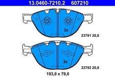 Bremsbelagsatz, Scheibenbremse 13.0460-7210.2 ATE f�r BMW 7 5 5 Touring 6