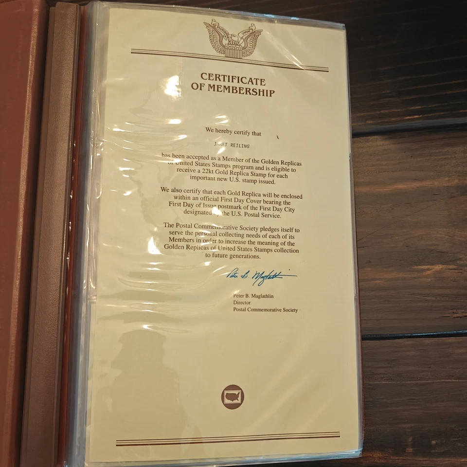 Golden Replicas of United States Stamps 22k Gold FDC 74 Covers 1997 & 1998 - Image 4 of 4