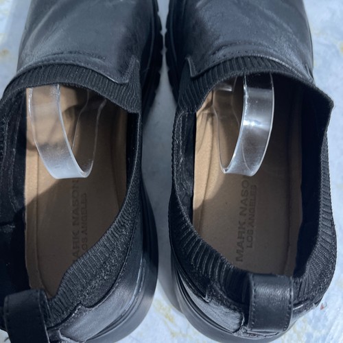 Mark Nason Men's Size 12 Shoes Black Leather Comfort Casual Loafers Sneakers - Picture 8 of 15