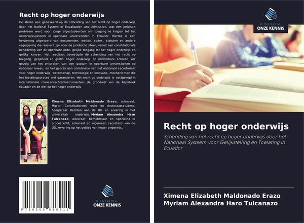 Ximena Elizabeth Maldonado Erazo (U. A.) | Recht Op Hoger Onderwijs | Buch-image