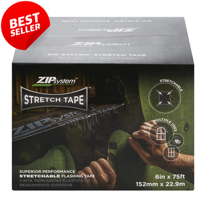 Huber Stretch Flashing Tape 6in x 75ft Self Adhesive Window Door Seal - US