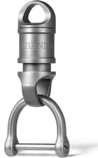 FEGVE Quick Release Swivel Keychain with 2/3Inch D Ring, Key Rings for Car Keys,