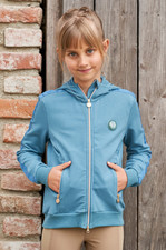 Covalliero Childrens Hoodie Jacket - Deep water - 12-13 years