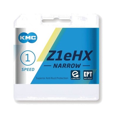 KMC Fahrradkette 128 Glieder Z1 EHX EPT 1/2X3/32 7.8 MM 1V