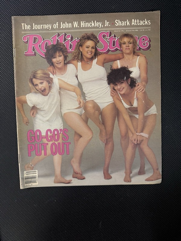 Rolling Stone Magazine Go-Go's Bow Wow Wow Townsend Bowie Issue - #375 1982 VGC