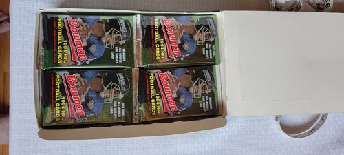 Bowman NFL Football 1994 nuovo mai aperto 18 confezioni Possible Faulk & Bruce Rookies RC - Foto 2 di 2