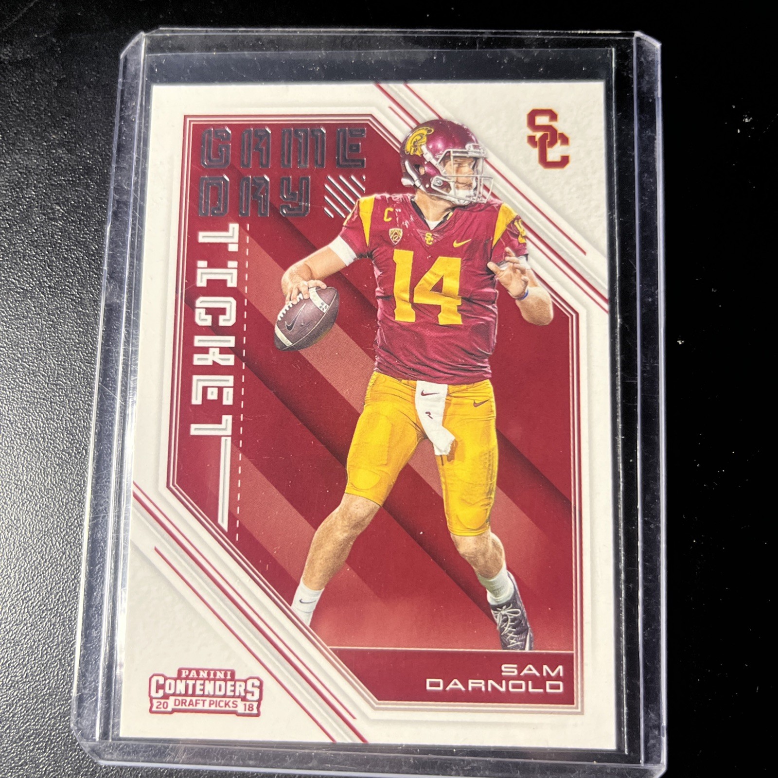 2018 Panini Contenders Draft Picks - Game Day Tickets Sam Darnold #1 (RC)