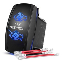 Rocker Switch Led Light Bar 5 Pin Laser On Off  SPST Switches Fan Override