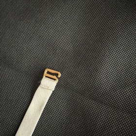 Atelier Bordelle Webbed Garter (Pair) Bondage Lingerie Black Satin Designer