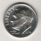 1964-P ROOSEVELT PROOF DIME 10¢ PHILADELPHIA 90% SILVER COIN US MINT