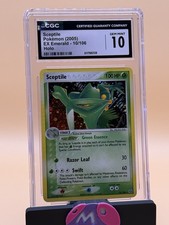 Sceptile Emerald Holo Swirl 10/106 CGC 10 on eBay