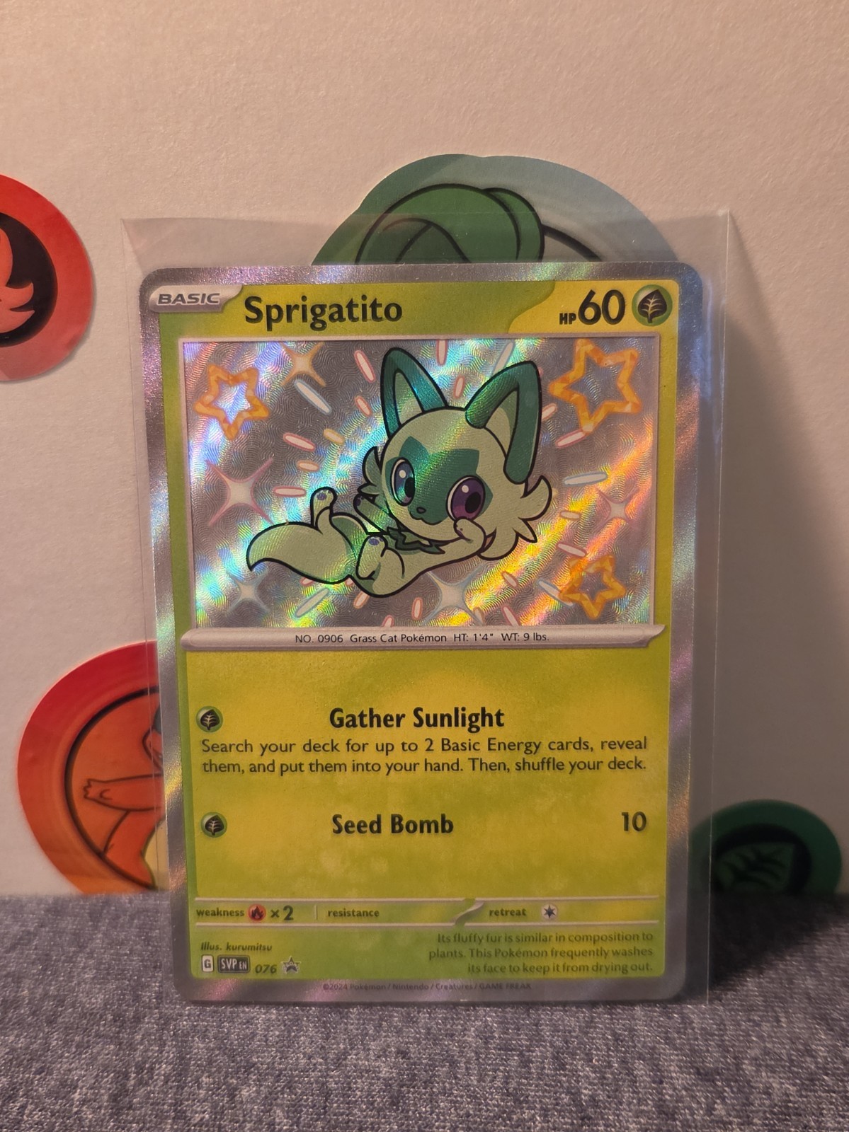 Sprigatito 076 Holo Promo Scarlet & Violet Promo Pokemon Near Mint