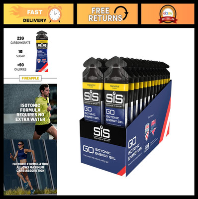 Isotonic Energy Gels - 22g Fast-Acting Carbs for Running, Cycling, Triathlon - P