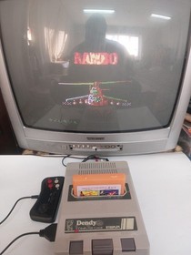 Ariel the Mermaid, Rambo, 2 in 1 game cartridge from 1995 for dendy, famicom etc