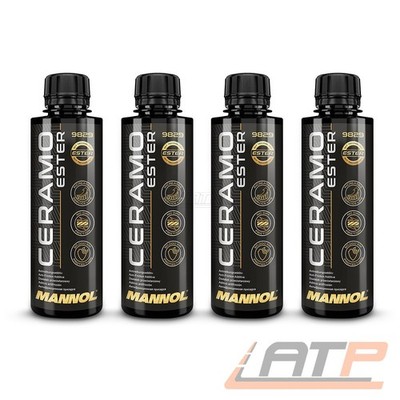 4x MANNOL 250ml CERAMO ESTER ADDITIV MOTORSCHUTZ ANTIVERSCHLEIß ÖL ZUSATZ