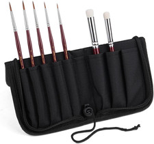 Kolinsky Sable Miniature Paint Brushes - 7Pcs Detail Paint Brushes Drybrushes f