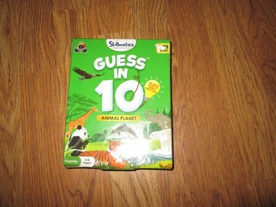 Skillmatics Card Game - Guess in 10 Animal Planet  Perfect for Kids NEW SEALED