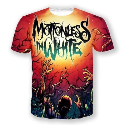 Motionless In White 3D Printed T-Shirts Polyester Asian Sizes