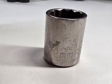 Craftsman 1/2" Drive 22MM 12 Point Shallow Socket Metric G1 44239 MADE IN USA D2