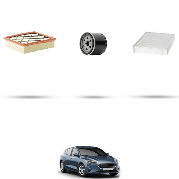 Hoffcar Set Service - 3 Filter FüR Ford Focus IV 1.0 Ecoboost Mhev 114Kw Von 2-image