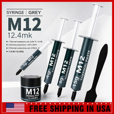 Thermal Paste12.4W/MK Thermal Conductive Grease1g-30g for CPU GPU PS5 PC Cooling