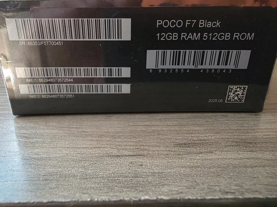 Xiaomi POCO F7 12GB/512GB Dual SIM in Black Unlocked UK Version New and Sealed - Image 3 of 3