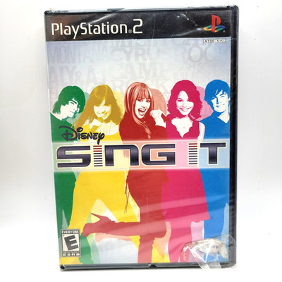 Disney Sing It (Sony PlayStation 2 PS2) - New Sealed