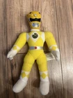Vintage 1993 Saban Yellow Mighty Morphin Power Rangers Action Pal Plush Doll P1