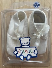 Ivory Baby Ribbon Tie Shoes, Age 6-12 Months, Used Once Only Excellent Condition