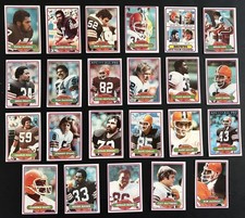 1980 Topps CLEVELAND BROWNS Complete Set 23 BRIAN SIPE Alzado NEWSOME Pruitt