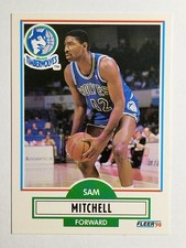 1990-91 Fleer #114 Sam Mitchell RC