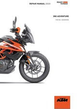 KTM Service Workshop Shop Manual Repair Book 2024 390 ADVENTURE US