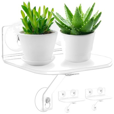 Window Sill Extender for Herbs & Succulents - 2 Pack Shelves