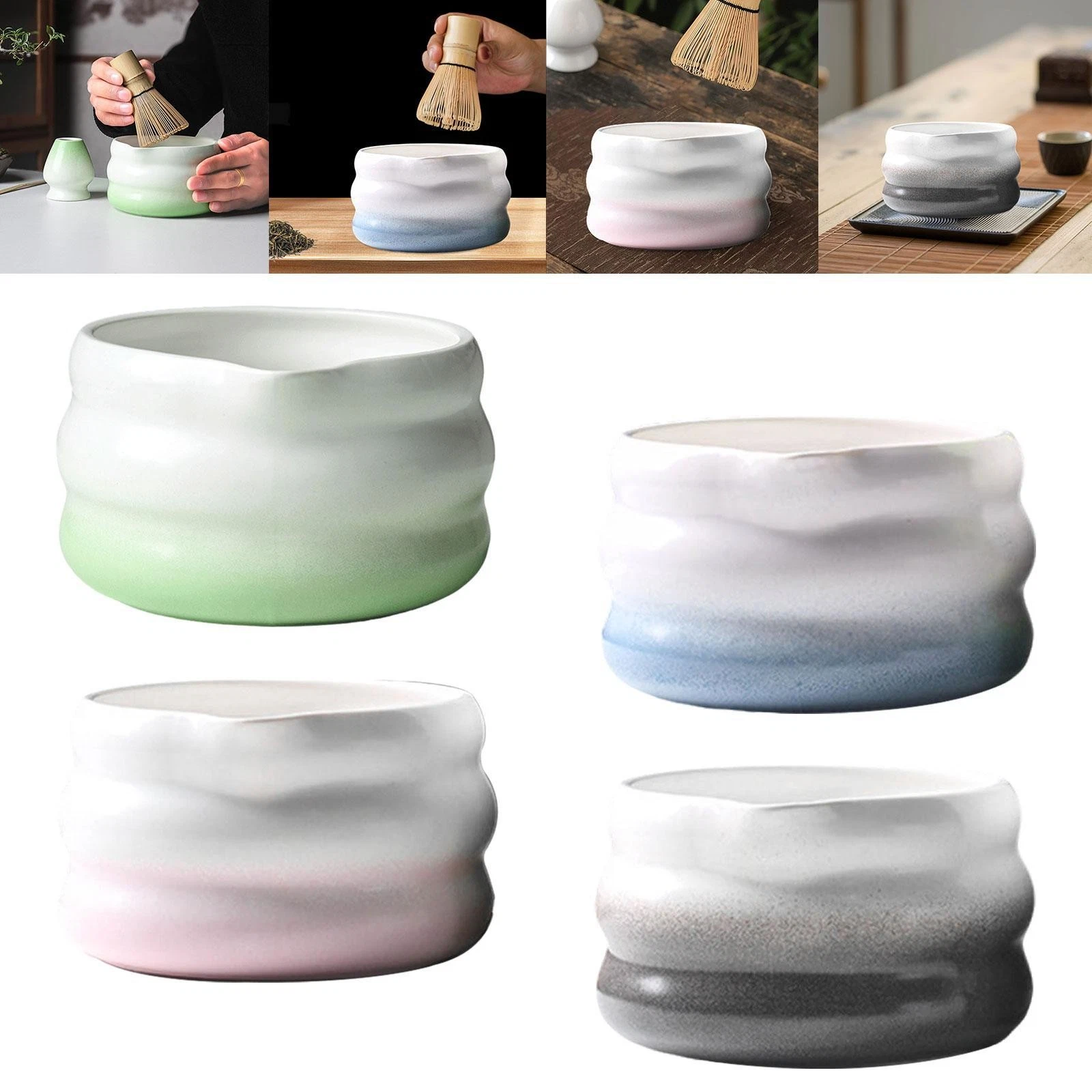 Matcha Bowl Traditional Tea Making for Whisking Elegant Unique Chinese Utensil