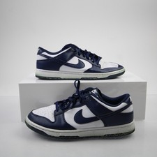 Nike Dunk Basketball Shoe Men's Dark Blue/White Used