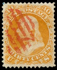 momen: US Stamps #71 Used Sound VF/XF