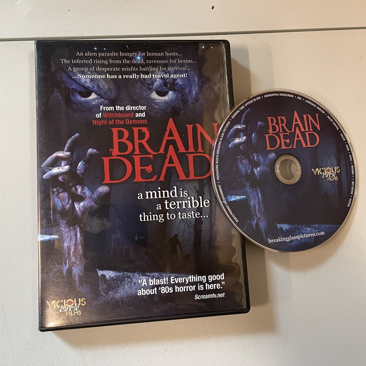 Brain Dead dvd vicious circle 853937002452| eBay