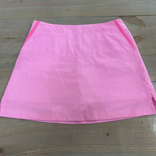 Gonna da golf donna Lady Hagen taglia 8 rosa brillante a righe - Foto 1 di 6